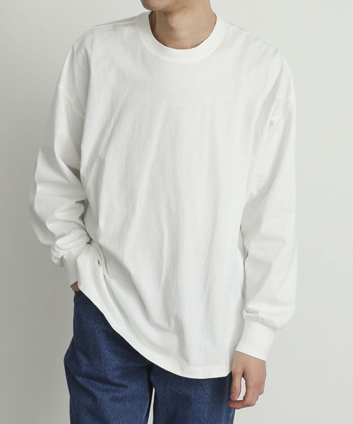 SENSE OF PLACE by URBAN RESEARCH（センスオブプレイスバイアーバンリサーチ）の「エクストラルーズロングTシャツ（Tシャツ/カットソー・メンズ・ブラック/ホワイト・MEDIUM/LARGE）」の11枚目の写真