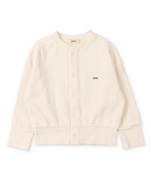 メッシュワッフル 長袖カーディガン