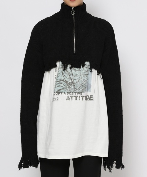 PAGEBOY（ページボーイ）の「CORE / ZIPミクロニット（ニット/セーター