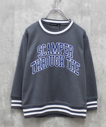 ラインリブちょいビッグトレーナー