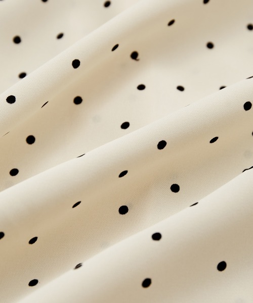 vis-`a-vis（ビサビ）の「【WEB限定】パール釦付きドット＆無地バイカラータックブラウス（シャツ/ブラウス・レディース・ホワイト系その他5/ブラック系その他/サックスブルー/ピンク・FREE）」の13枚目の写真