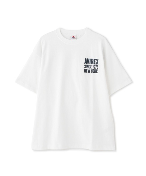 AVIREX(アヴィレックス)の「BIG LOGO CREW NECK T-SHIRT / ビッグロゴ クルーネック Tシャツ(Tシャツ/カットソー・メンズ・グリーン/ホワイト/その他11/イエロー/グレー系その他3・2XL/L/XL/M)」の14枚目の写真