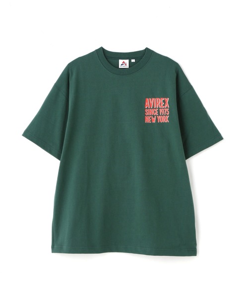 AVIREX(アヴィレックス)の「BIG LOGO CREW NECK T-SHIRT / ビッグロゴ クルーネック Tシャツ(Tシャツ/カットソー・メンズ・グリーン/ホワイト/その他11/イエロー/グレー系その他3・2XL/L/XL/M)」の16枚目の写真