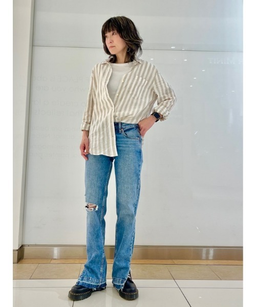 GAP(ギャップ)の「リネン イージーシャツ(シャツ/ブラウス・レディース・ブルー/ホワイト/ブラック/ベージュ/オレンジ系その他/ベージュ系その他・S/XS/M/XXS/L)」の13枚目の写真