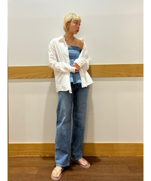 GAP(ギャップ)の「リネン イージーシャツ(シャツ/ブラウス・レディース・ブルー/ホワイト/ブラック/ベージュ/オレンジ系その他/ベージュ系その他・S/XS/M/XXS/L)」の16枚目の写真