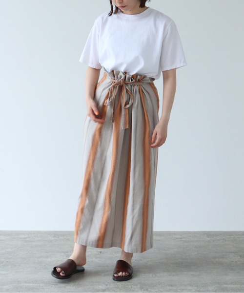 yuni（ユニ　）の「●18/-スーピマキュプラ天竺　Tシャツ（Tシャツ/カットソー・レディース・ブラウン/ホワイト/ブラック/アイボリー・FREE）」の16枚目の写真