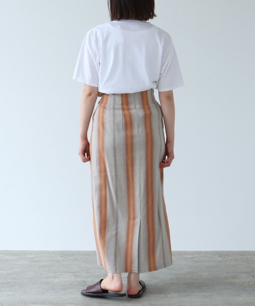 yuni（ユニ　）の「●18/-スーピマキュプラ天竺　Tシャツ（Tシャツ/カットソー・レディース・ブラウン/ホワイト/ブラック/アイボリー・FREE）」の18枚目の写真