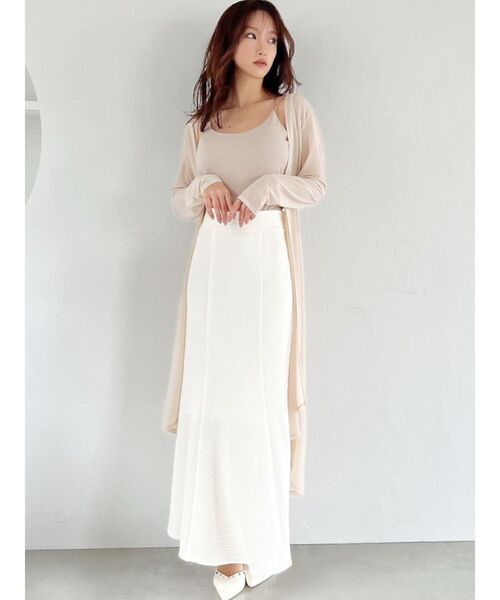 RESEXXY（リゼクシー）の「サテンストリングキャミソール（キャミソール・レディース・ベージュ/ブラック/グリーン・FREE）」の10枚目の写真