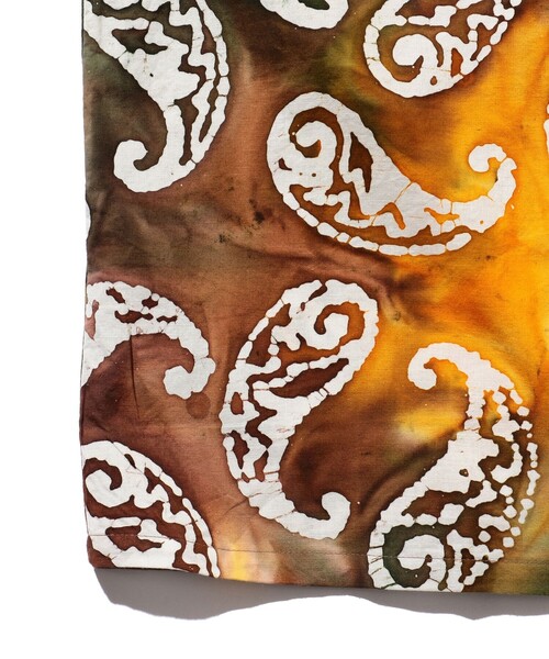 BEAMS PLUS（ビームスプラス）の「BEAMS PLUS / バティックプリント ショートスリーブ オープンカラー シャツ（シャツ/ブラウス・メンズ・ブラウン/パープル/グリーン・M/L/S/XL）」の15枚目の写真