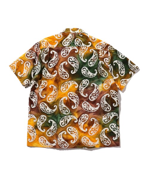 BEAMS PLUS（ビームスプラス）の「BEAMS PLUS / バティックプリント ショートスリーブ オープンカラー シャツ（シャツ/ブラウス・メンズ・ブラウン/パープル/グリーン・M/L/S/XL）」の18枚目の写真