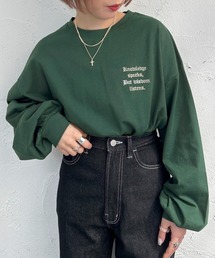ワンポイント刺繍ロゴロンT【ZOZOTOWN限定アイテム】