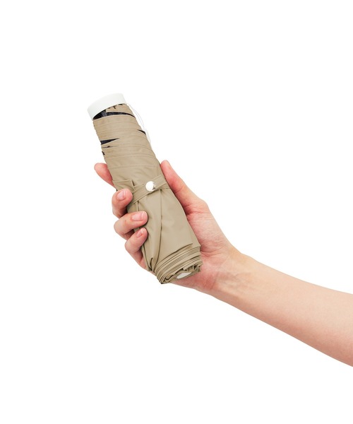 Waterfront(ウォーターフロント)の「【直営店・オンライン限定】ネオミニUVブロック 折 51cm 晴雨兼用傘 日傘 雨傘(折りたたみ傘・レディース・ホワイト/ピンク/サンドベージュ/モカ/ネイビー/ローズ・FREE)」の14枚目の写真