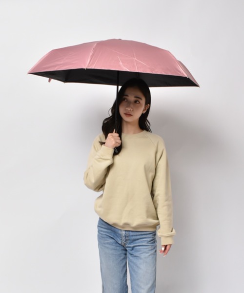Waterfront(ウォーターフロント)の「【直営店・オンライン限定】ネオミニUVブロック 折 51cm 晴雨兼用傘 日傘 雨傘(折りたたみ傘・レディース・ホワイト/ピンク/サンドベージュ/モカ/ネイビー/ローズ・FREE)」の21枚目の写真