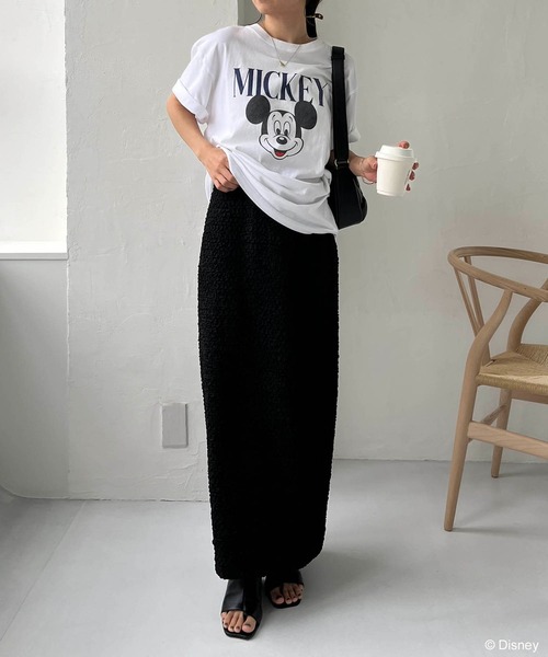GOOD ROCK SPEED/ MickeyMouse / Tshirts Brown