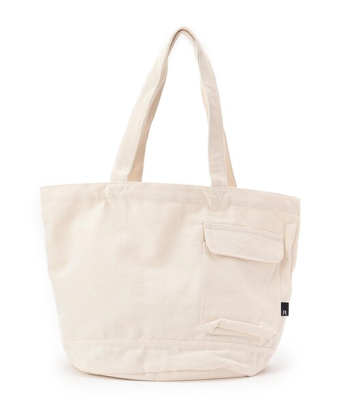 one'sterrace(ワンズテラス)の「【A4可】ROOTOTE ルートート ミディアム リサイクルコットンB(トートバッグ・レディース・オフホワイト/ブラック/グレー系・99)」の1枚目の写真