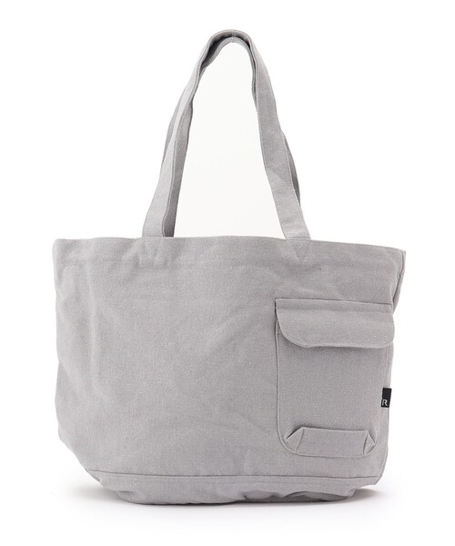 one'sterrace(ワンズテラス)の「【A4可】ROOTOTE ルートート ミディアム リサイクルコットンB(トートバッグ・レディース・オフホワイト/ブラック/グレー系・99)」の8枚目の写真