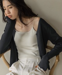 eL | 【eL】12G LinenBrend Short Cardigan/195704(カーディガン/ボレロ)