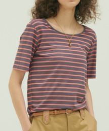 OPULENCE（オーピュレンス）の「ボーダー半袖カットソー（Tシャツ/カットソー）」