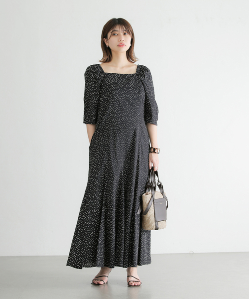 La TOTALITE（ラトータリテ）の「【VIOLAd’ORO/ヴィオラドーロ】abaca*leather combi Bag（ハンドバッグ・レディース・ブラック/キャメル・FREE）」の3枚目の写真