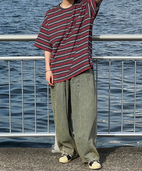 kutir（クティール）の「ヴィンテージライクワイドデニムパンツ（デニムパンツ・メンズ・ブラック/その他/ブルー・SMALL/MEDIUM/LARGE）」の19枚目の写真