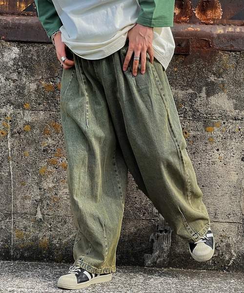 kutir（クティール）の「ヴィンテージライクワイドデニムパンツ（デニムパンツ・メンズ・ブラック/その他/ブルー・SMALL/MEDIUM/LARGE）」の7枚目の写真