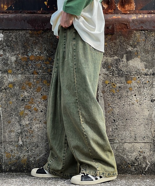 kutir（クティール）の「ヴィンテージライクワイドデニムパンツ（デニムパンツ・メンズ・ブラック/その他/ブルー・SMALL/MEDIUM/LARGE）」の10枚目の写真