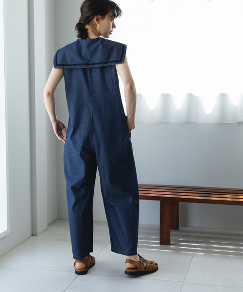 pairmanon（ペアマノン）の「【ママサイズ】セーラーカラーデニム
