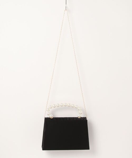 My shawty(マイシャウティー)の「pearl handle bag(ハンドバッグ・レディース・ゴールド/シルバー/ブラック・FREE)」の4枚目の写真