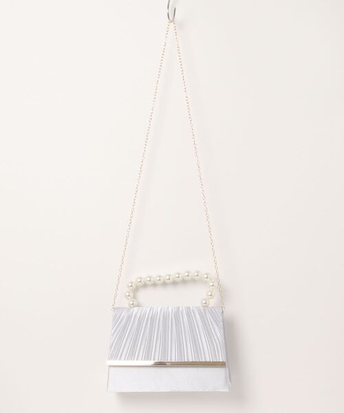 My shawty(マイシャウティー)の「pearl handle bag(ハンドバッグ・レディース・ゴールド/シルバー/ブラック・FREE)」の1枚目の写真
