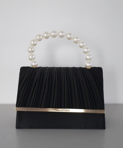 My shawty(マイシャウティー)の「pearl handle bag(ハンドバッグ・レディース・ゴールド/シルバー/ブラック・FREE)」の9枚目の写真