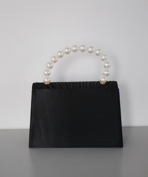 My shawty(マイシャウティー)の「pearl handle bag(ハンドバッグ・レディース・ゴールド/シルバー/ブラック・FREE)」の10枚目の写真