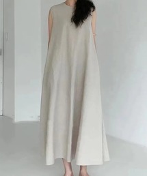 MAISON BREEZE（メゾンブリーズ）の「【MAISON BREEZE】リラックスロング丈ノースリーブワンピース ※ KNF018（ワンピース）」