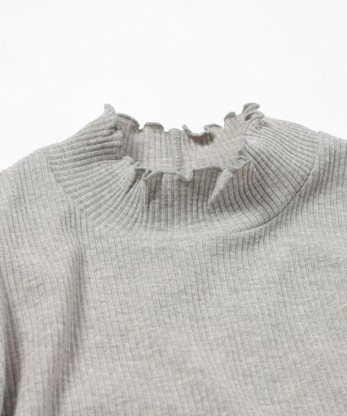 coen(コーエン)の「メローリブタートルネックロンT(WEB限定カラー)(Tシャツ/カットソー・レディース・ブラック/グレー/ホワイト/オレンジ/モカ/ナチュラル/ケリー/コバルトブルー/その他1・M/L)」の15枚目の写真