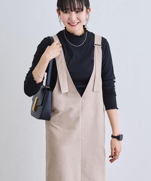 coen(コーエン)の「メローリブタートルネックロンT(WEB限定カラー)(Tシャツ/カットソー・レディース・ブラック/グレー/ホワイト/オレンジ/モカ/ナチュラル/ケリー/コバルトブルー/その他1・M/L)」の18枚目の写真