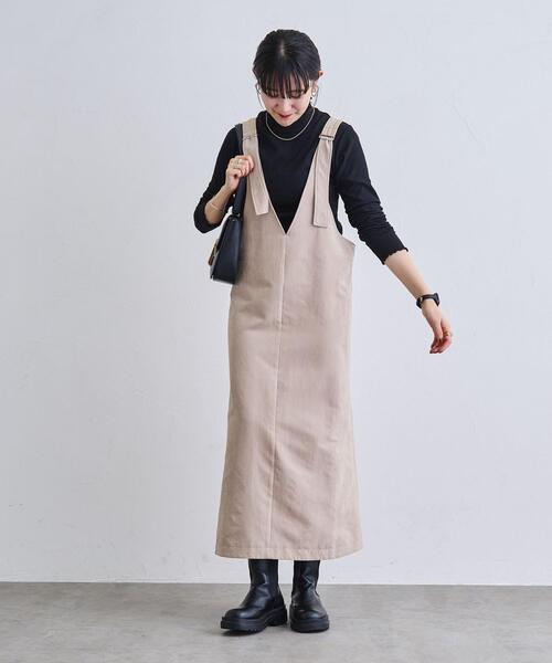 coen(コーエン)の「メローリブタートルネックロンT(WEB限定カラー)(Tシャツ/カットソー・レディース・ブラック/グレー/ホワイト/オレンジ/モカ/ナチュラル/ケリー/コバルトブルー/その他1・M/L)」の20枚目の写真