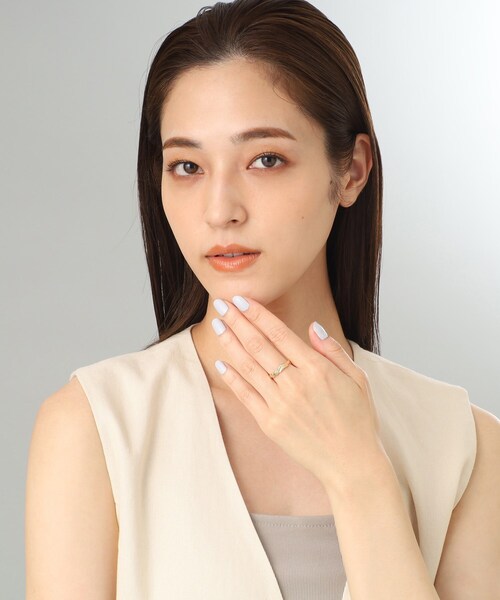 COCOSHNIK（ココシュニック）の「K10ウェーブロープ リング（リング・レディース・イエローゴールド・10号/12号/14号）」の7枚目の写真