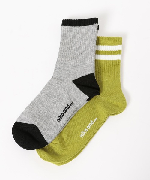niko and...(ニコアンド)の「【靴下屋】コラボ2Pソックス1(ソックス/靴下・レディース・ホワイト/その他2/その他1・FREE)」の3枚目の写真