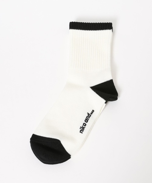 niko and...(ニコアンド)の「【靴下屋】コラボ2Pソックス1(ソックス/靴下・レディース・ホワイト/その他2/その他1・FREE)」の4枚目の写真