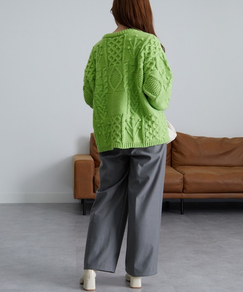 セール】ヴィンテージライクケーブルニット（ニット/セーター）｜RANAN