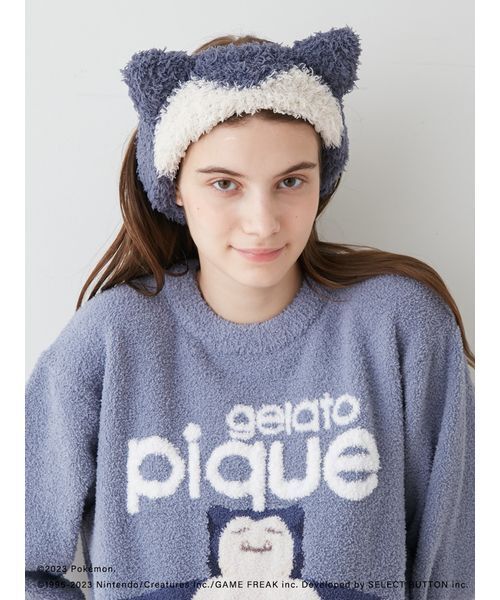 gelato pique（ジェラートピケ）の「【ポケモンスリープ】ジェラート カビゴンヘアバンド（ヘアバンド・レディース・ネイビー・FREE）」の20枚目の写真