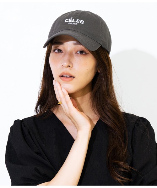 ANAP（アナップ）の「刺繍ロゴキャップ（キャップ・レディース・レッド/ダークグレー・FREE）」の7枚目の写真