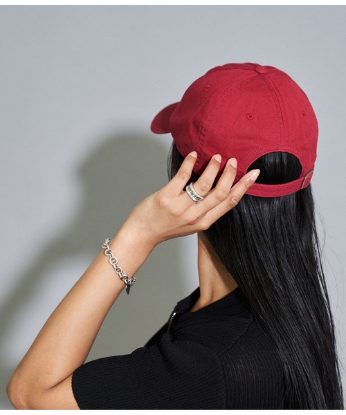 ANAP（アナップ）の「刺繍ロゴキャップ（キャップ・レディース・レッド/ダークグレー・FREE）」の14枚目の写真