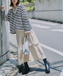 N.(N. Natural Beauty Basic) | ◆ランダムレイヤードスカート(スカート)