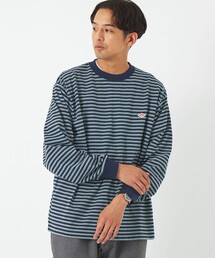 ＜DANTON＞ロゴ ボーダー Tシャツ