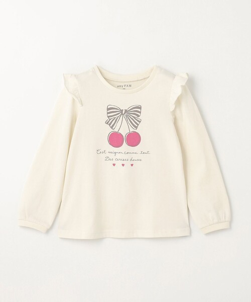 ANY(エニィ)の「【WEB限定】7days プリント Tシャツ(Tシャツ/カットソー・キッズ・ピンク系/ライトイエロー系/ライラック系/アイボリー系/サックスブルー系/ライトグリーン系/オールドローズ系/ホワイト系1/ベージュ系1/ライラック系1/ライトグリーン系1/ライトオレンジ系1/ピンク系1/ライトイエロー系1・100/120/130/110/90)」の15枚目の写真