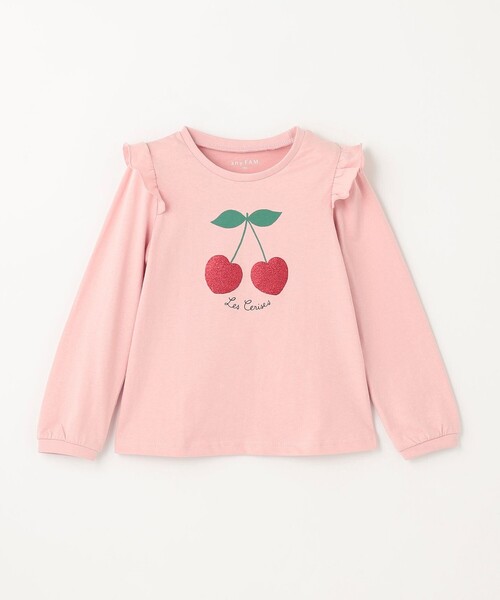 ANY(エニィ)の「【WEB限定】7days プリント Tシャツ(Tシャツ/カットソー・キッズ・ピンク系/ライトイエロー系/ライラック系/アイボリー系/サックスブルー系/ライトグリーン系/オールドローズ系/ホワイト系1/ベージュ系1/ライラック系1/ライトグリーン系1/ライトオレンジ系1/ピンク系1/ライトイエロー系1・100/120/130/110/90)」の16枚目の写真