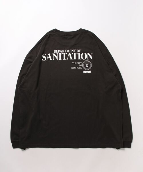 GOOD ROCK SPEED（グッドロックスピード）の「☆【GOOD ROCK SPEED/グッドロックスピード】NYC LOGO LONGSLEEVE TEE　23NYC045W（Tシャツ/カットソー・レディース・ホワイト/チャコール・FREE）」の3枚目の写真