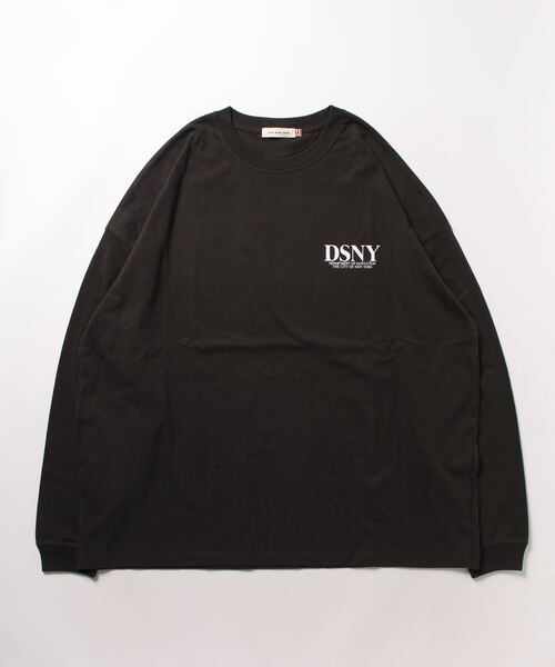 GOOD ROCK SPEED（グッドロックスピード）の「☆【GOOD ROCK SPEED/グッドロックスピード】NYC LOGO LONGSLEEVE TEE　23NYC045W（Tシャツ/カットソー・レディース・ホワイト/チャコール・FREE）」の4枚目の写真