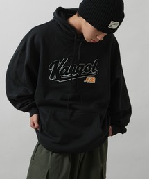 KANGOL（カンゴール）の「【KANGOL】 ワンポイント ロゴ 刺繍 ビッグシルエット 長袖 パーカー（パーカー・メンズ）」
