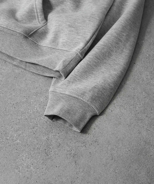 KANGOL(カンゴール)の「【KANGOL】 ワンポイント ロゴ 刺繍 ビッグシルエット 長袖 パーカー(パーカー・メンズ・グレー系/ブラック系/ホワイト系/アイボリー/ホワイト/アイボリー系/ネイビー/杢グレー/チャコール/ブラック/オートミール/ネイビー系/ダークグリーン/ブルー/ダークグリーン系/ブルー系・MEDIUM/X-LARGE/LARGE)」の22枚目の写真